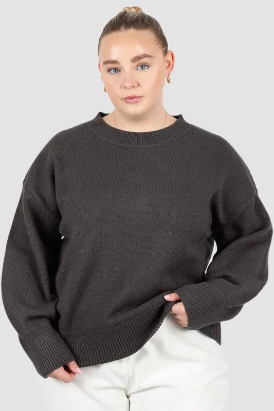 HARPER KNIT CHARCOAL sold by FAYT The Label