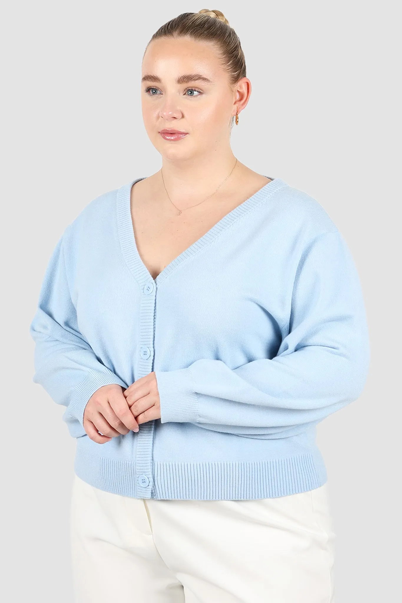 HARRIET CARDIGAN SOFT BLUE sold by FAYT The Label product image thumbnail 2