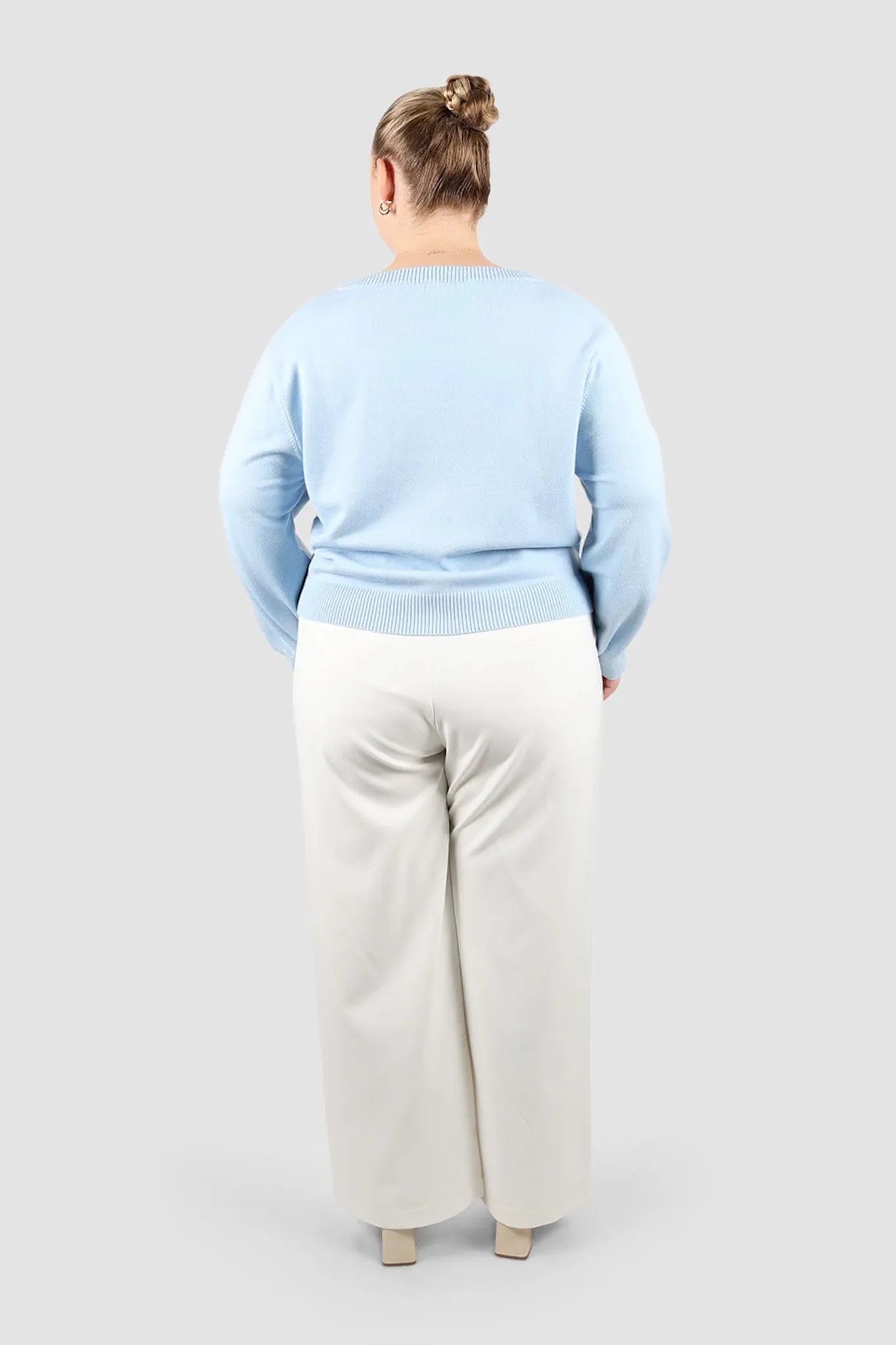 HARRIET CARDIGAN SOFT BLUE sold by FAYT The Label product image thumbnail 5