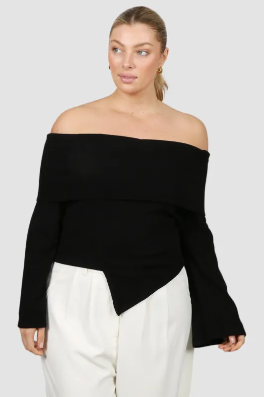 KENDALL TOP BLACK sold by FAYT The Label
