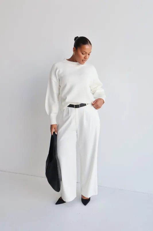 HARPER KNIT WHITE sold by FAYT The Label