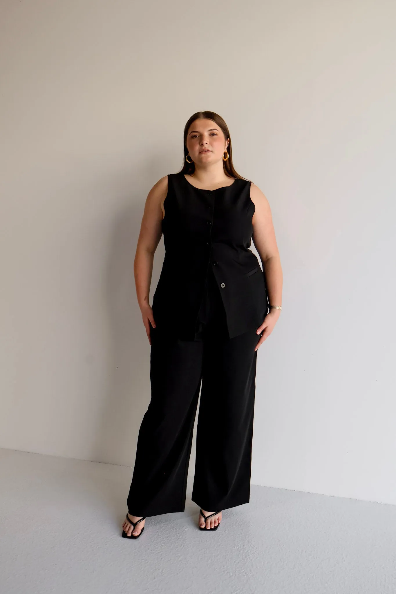 DOWNTOWN PANT BLACK TALL FIT sold by FAYT The Label product image thumbnail 5