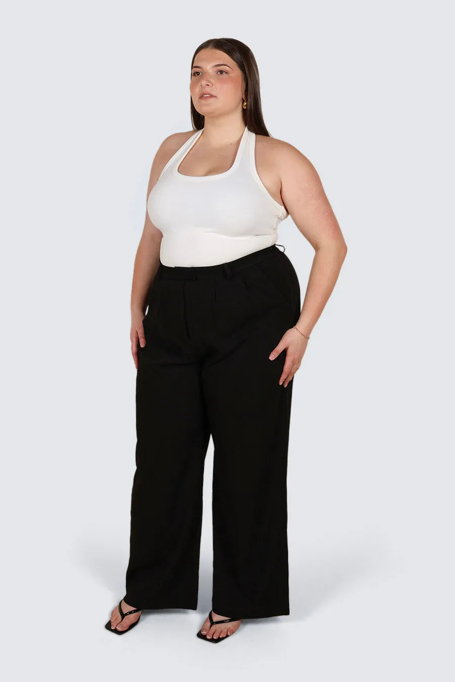 DOWNTOWN PANT BLACK TALL FIT sold by FAYT The Label product image thumbnail 3