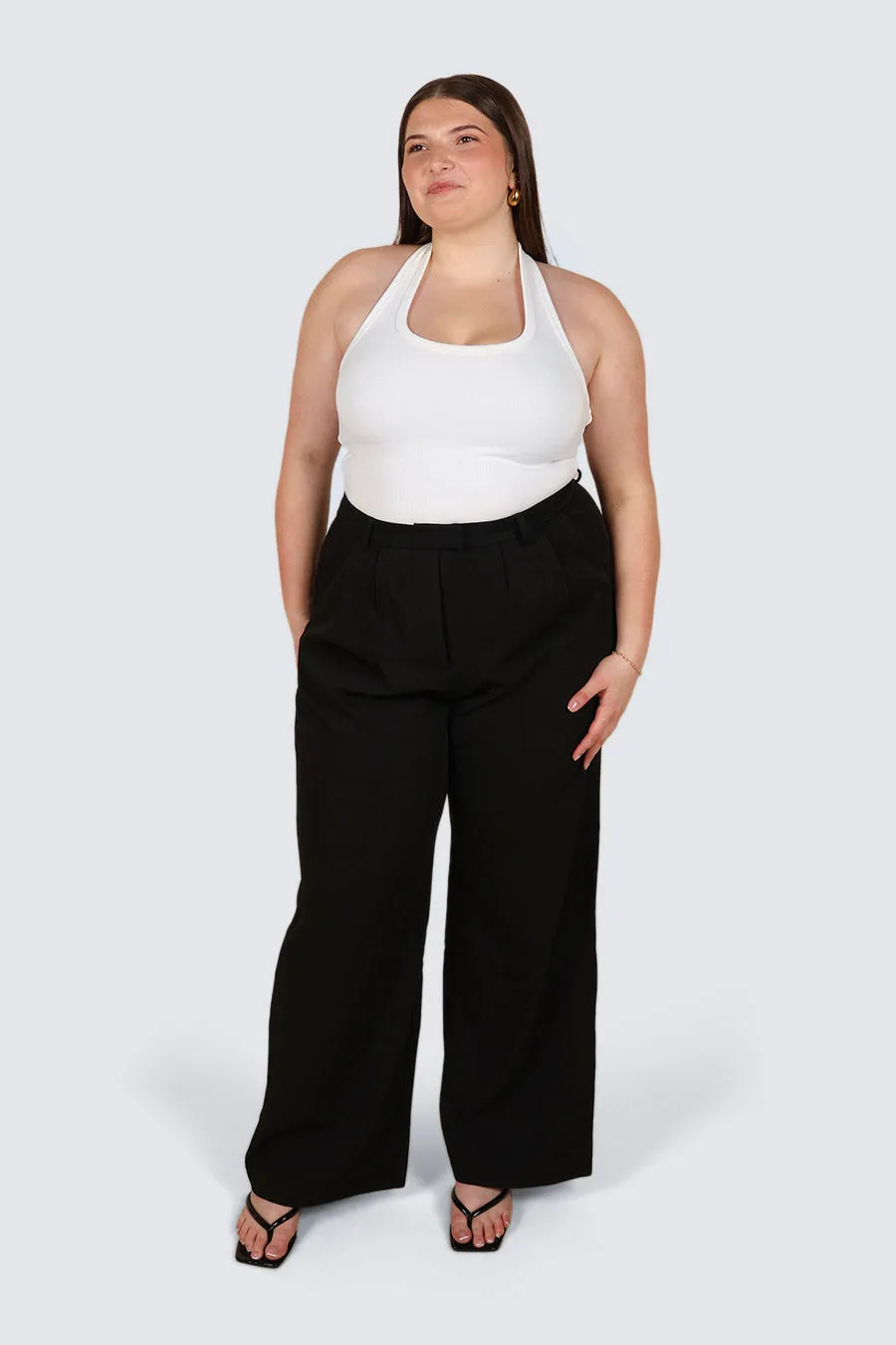 DOWNTOWN PANT BLACK TALL FIT sold by FAYT The Label