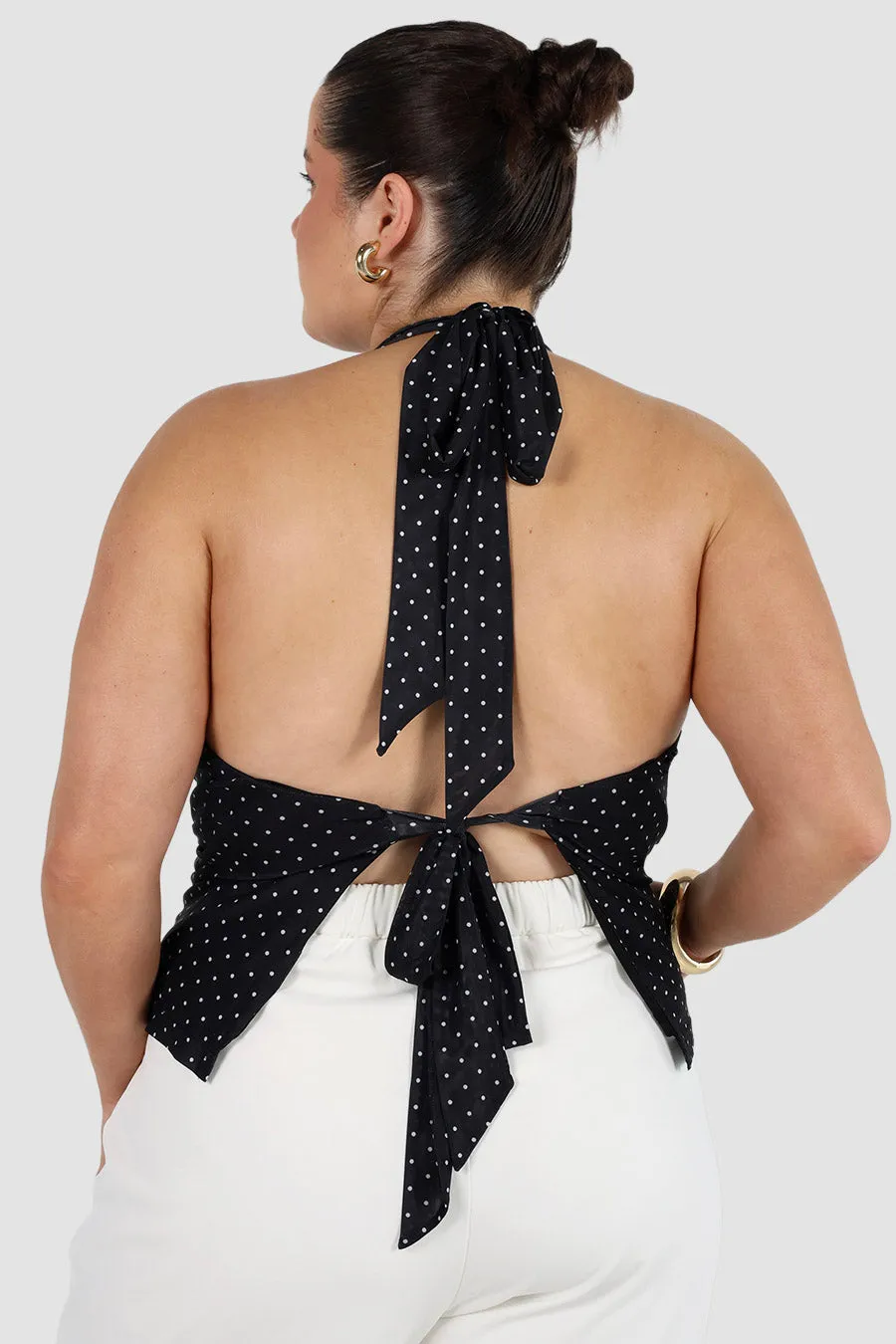 KIMMY TOP BLACK SPOT sold by FAYT The Label product image thumbnail 5