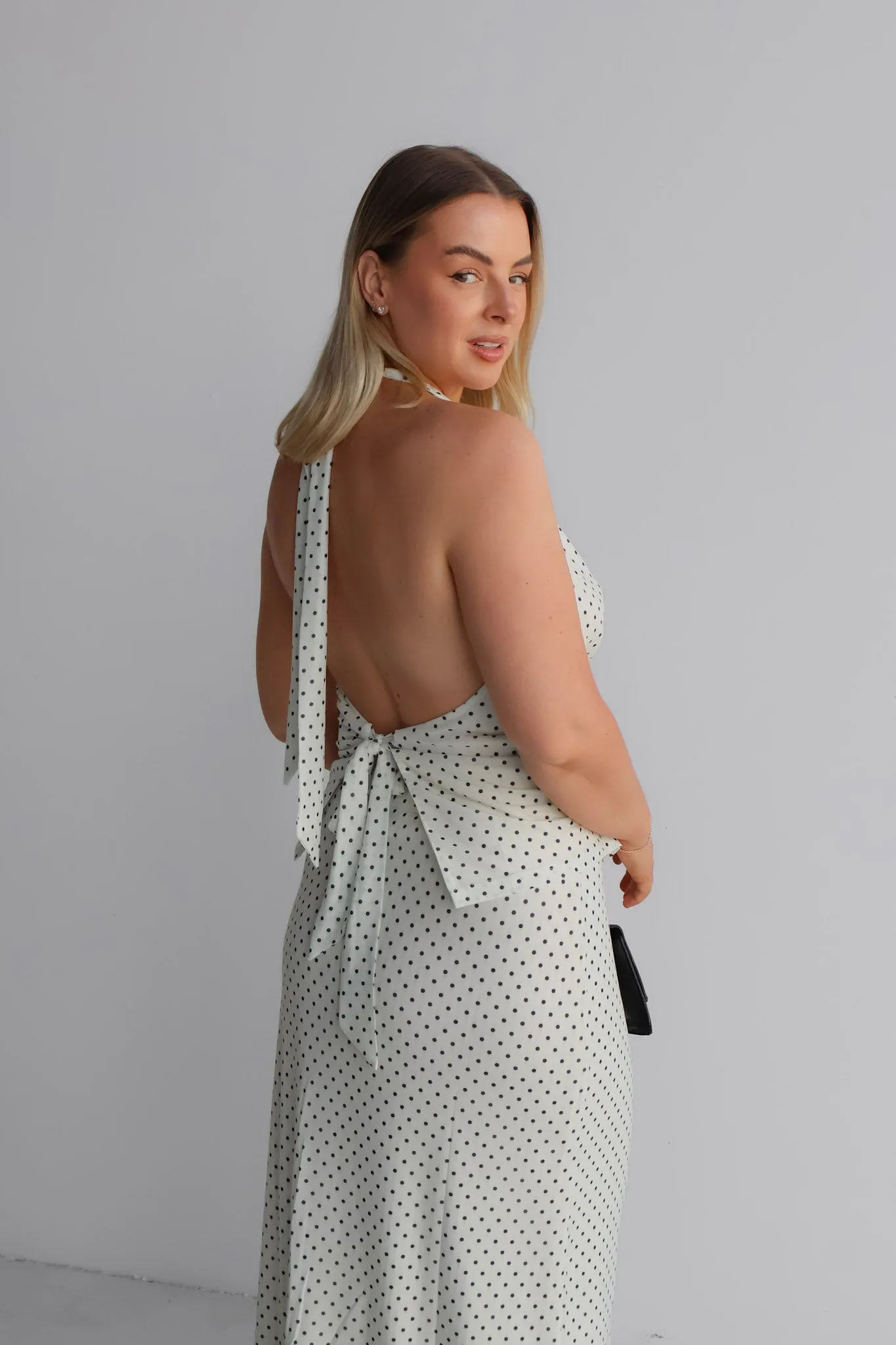 KIMMY TOP WHITE SPOT sold by FAYT The Label