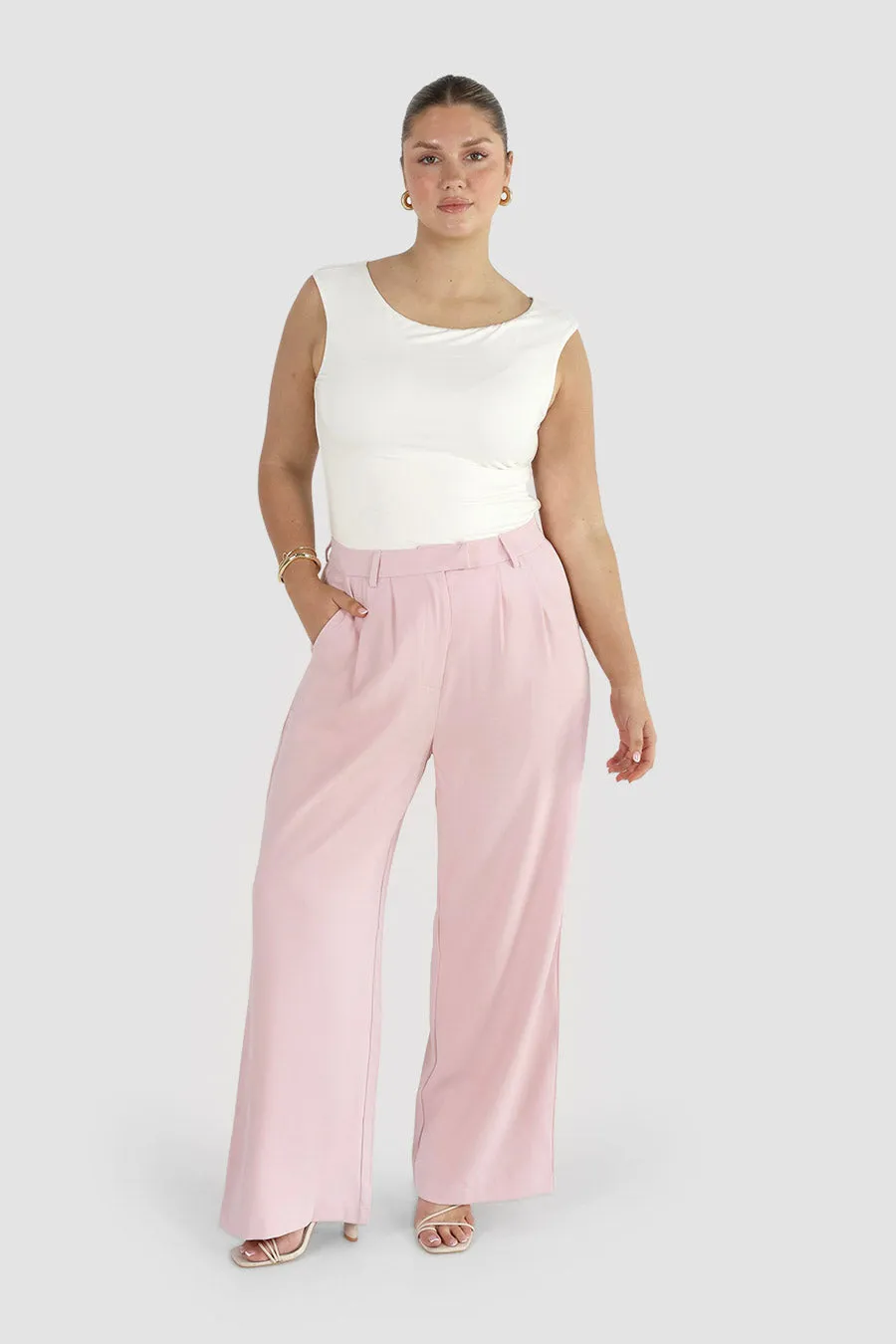 DOWNTOWN PANT SOFT PINK sold by FAYT The Label product image thumbnail 2
