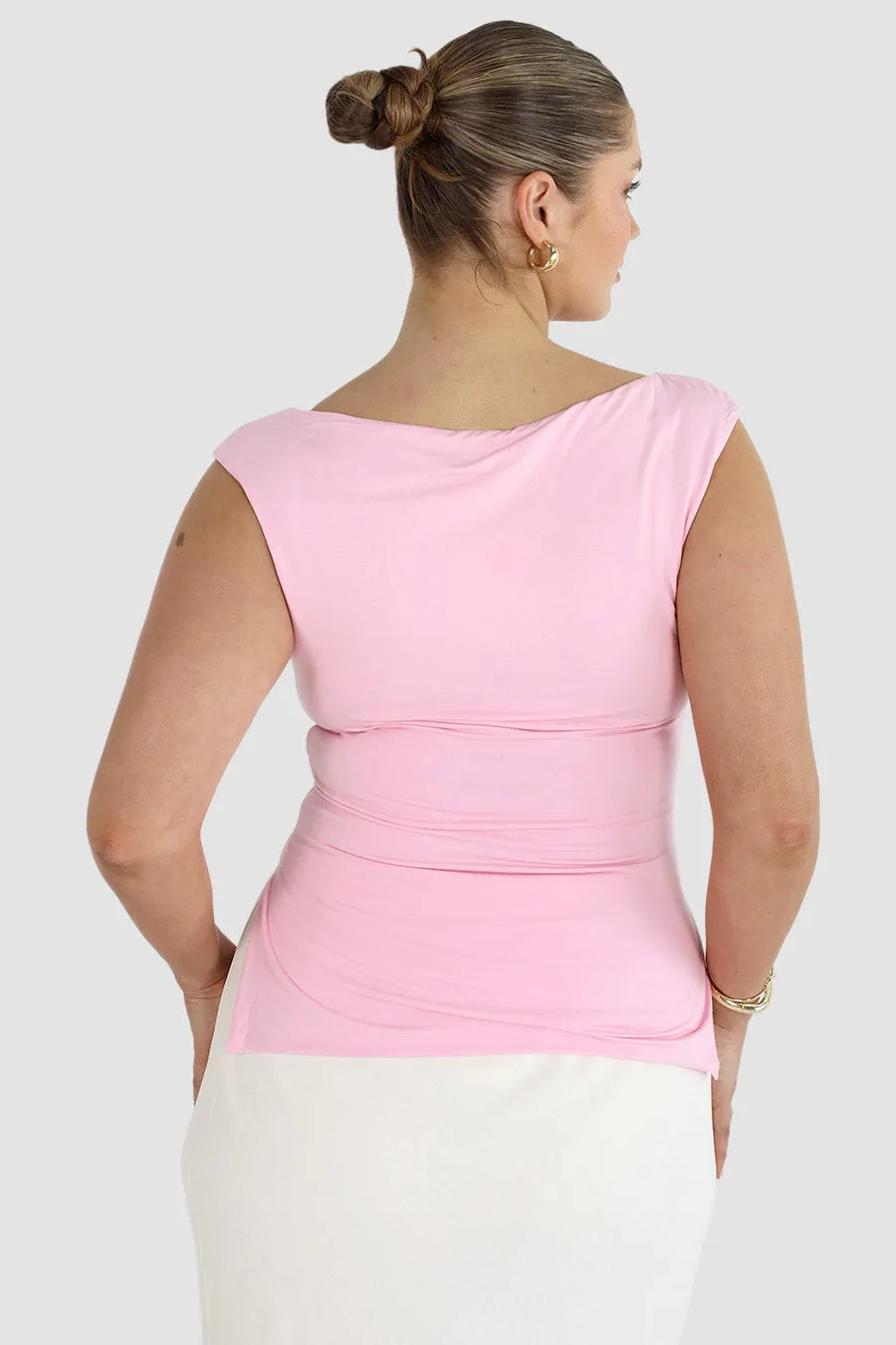 IVIE TOP PINK sold by FAYT The Label product image thumbnail 4