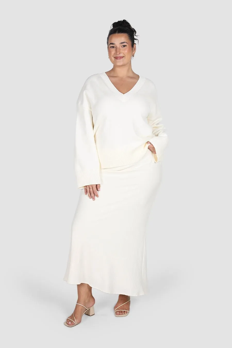 FINLEY KNIT WHITE sold by FAYT The Label product image thumbnail 2
