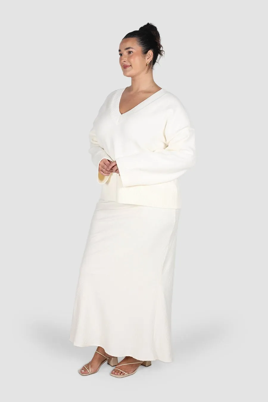 FINLEY KNIT WHITE sold by FAYT The Label product image thumbnail 3