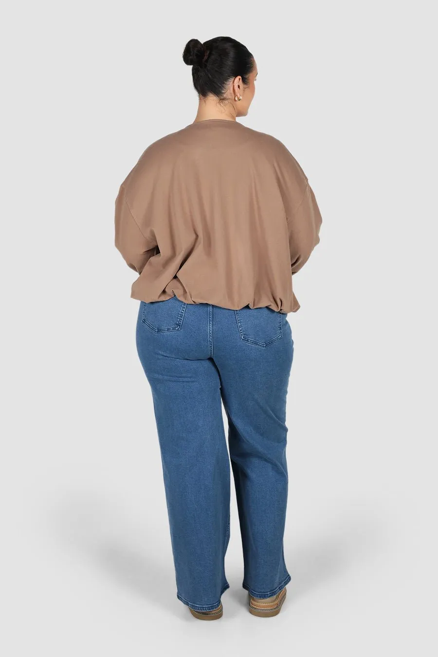 LAKIN BOMBER JACKET MOCHA sold by FAYT The Label product image thumbnail 5