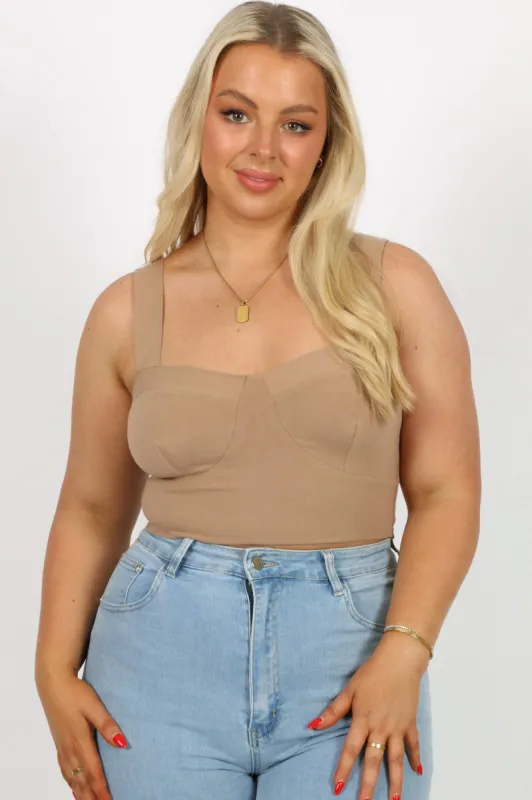 KEEVA TOP NEUTRAL sold by FAYT The Label