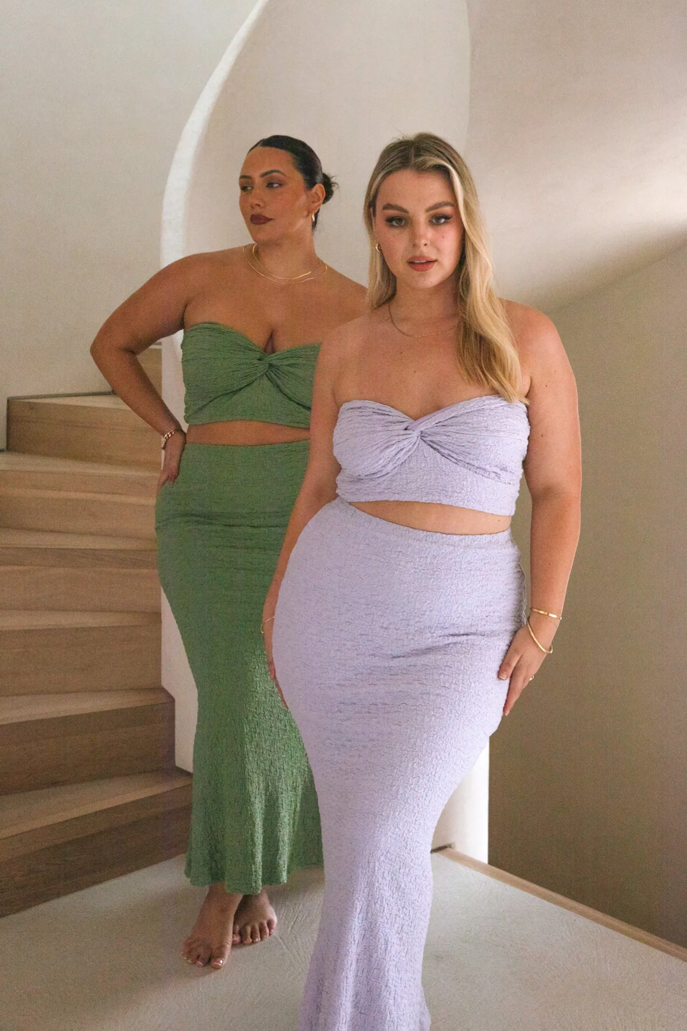 ZENNA MIDI SKIRT LILAC sold by FAYT The Label product image thumbnail 2