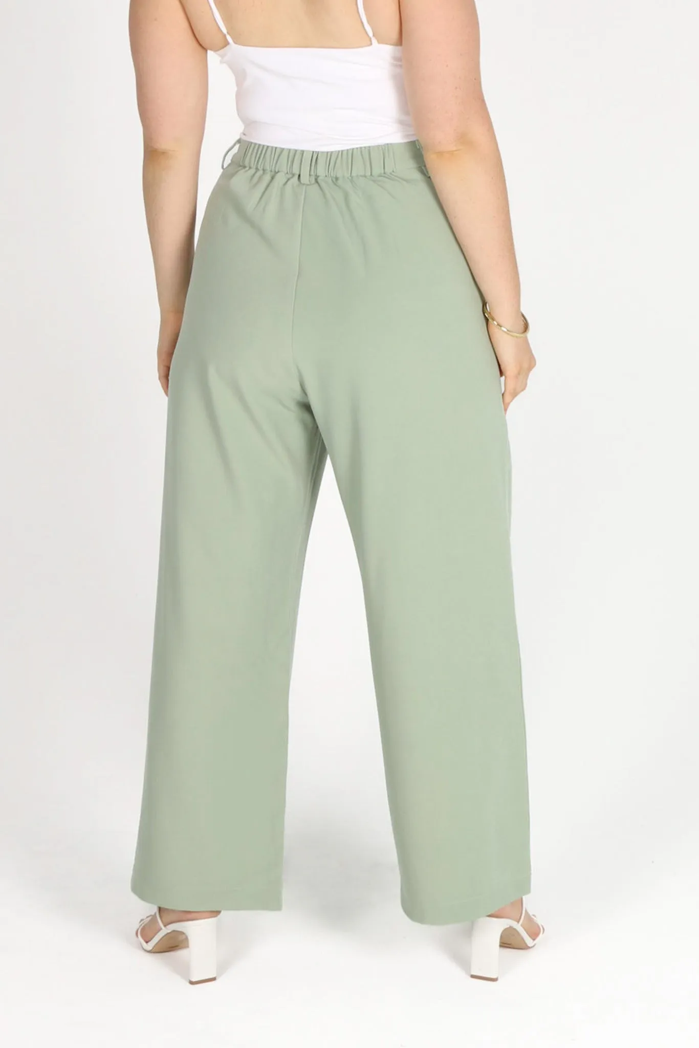 DOWNTOWN PANT SOFT GREEN sold by FAYT The Label product image thumbnail 4