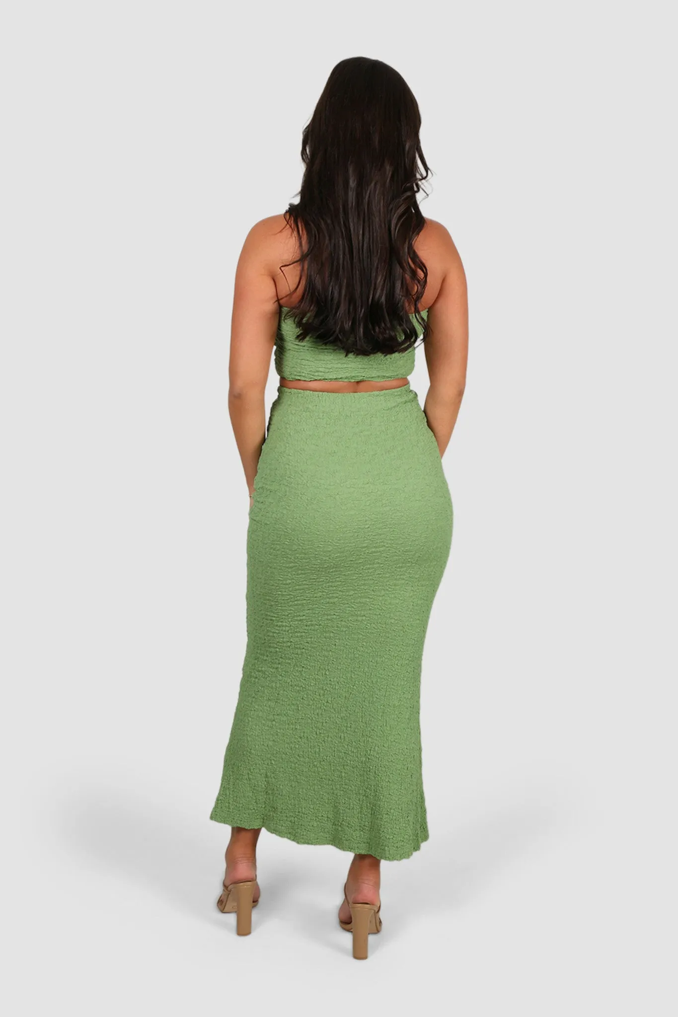 ZENNA MIDI SKIRT SAGE sold by FAYT The Label product image thumbnail 3