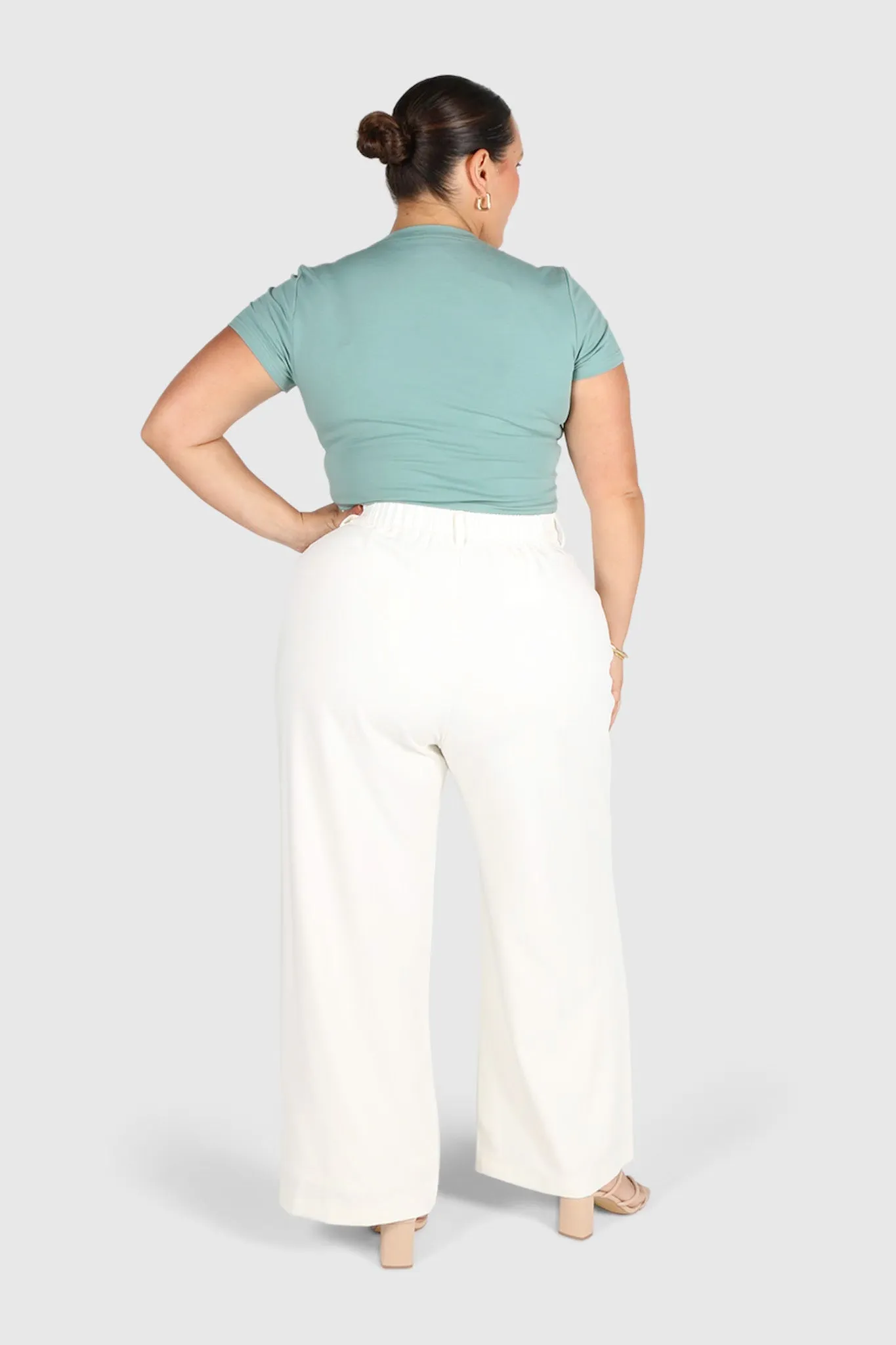 BUTTERY TEE SOFT GREEN sold by FAYT The Label product image thumbnail 5