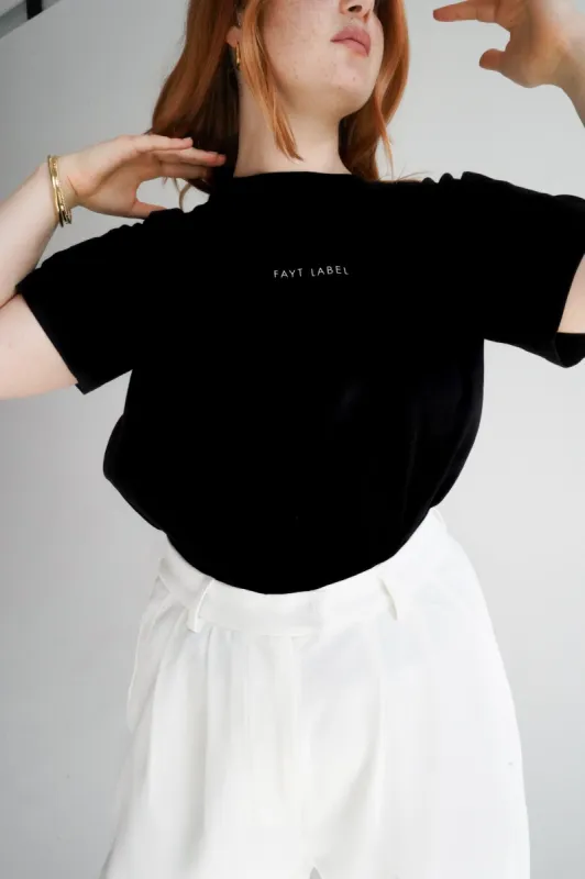 FAYT ESSENTIAL TEE BLACK sold by FAYT The Label