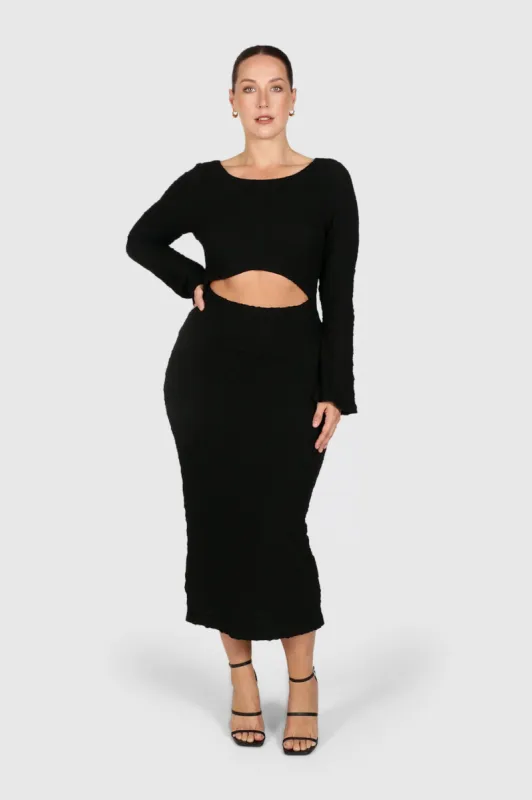MARCELLO DRESS BLACK sold by FAYT The Label