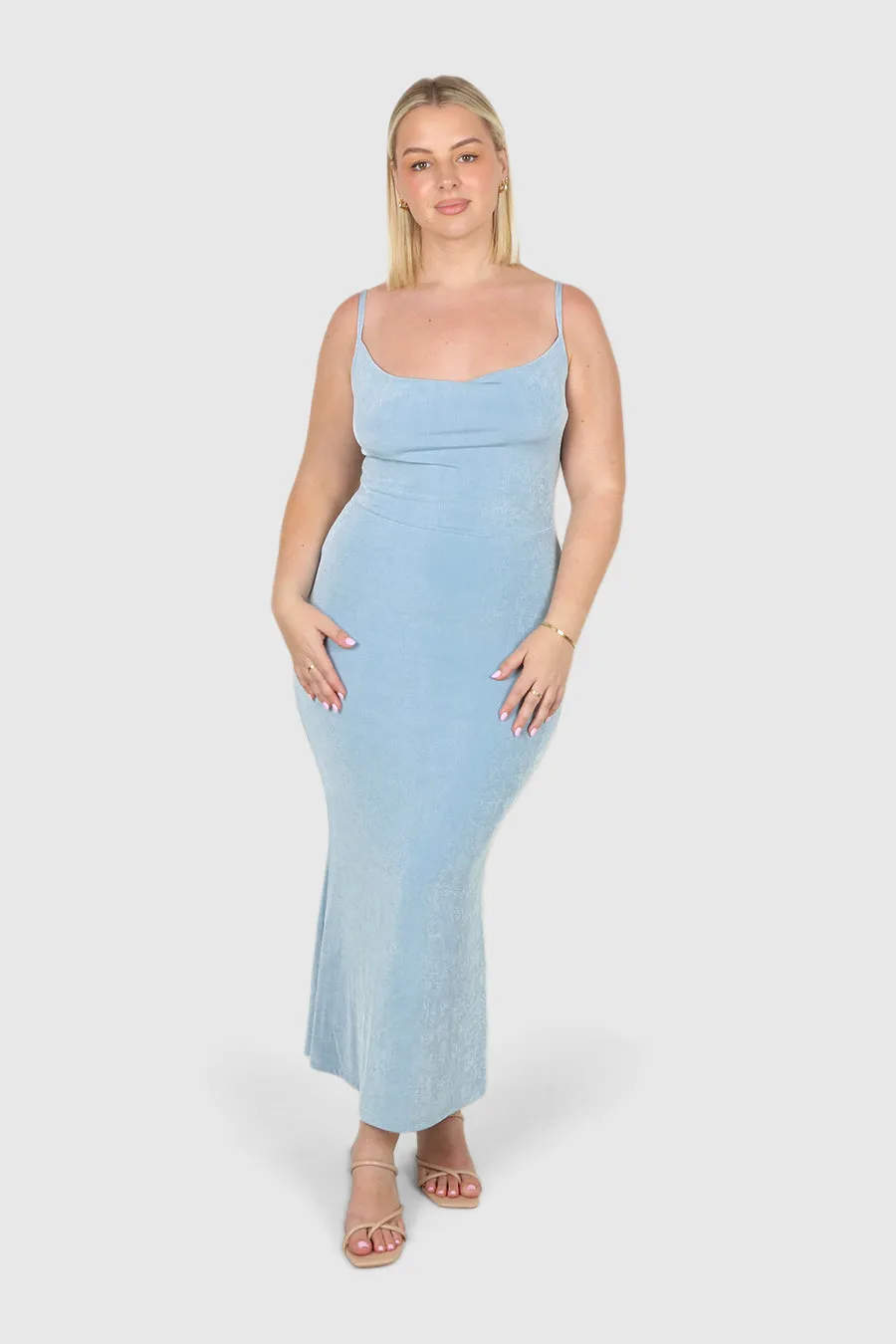 PERI DRESS SOFT BLUE sold by FAYT The Label product image thumbnail 2