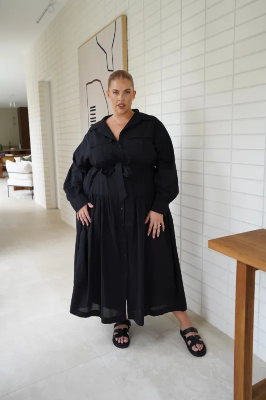 WISTERIA DRESS BLACK sold by FAYT The Label