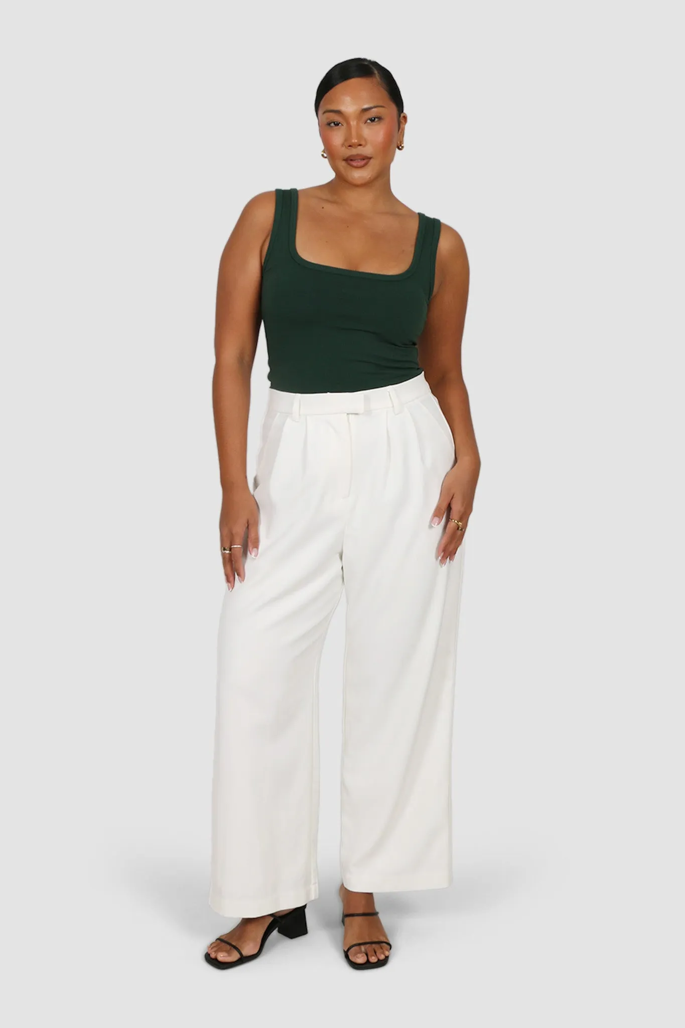 FAYT LOGO TANK DEEP GREEN sold by FAYT The Label product image thumbnail 5