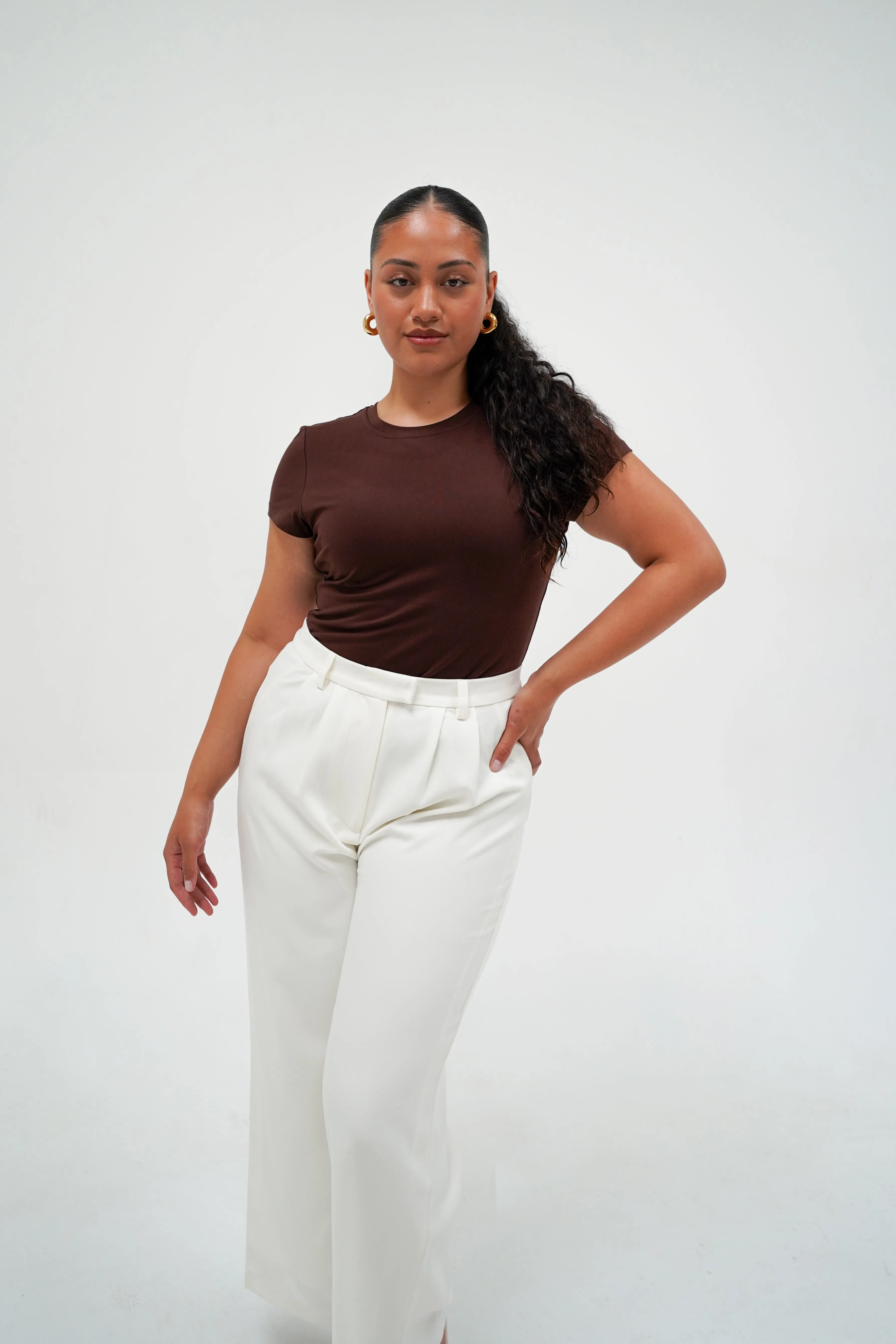 BUTTERY TEE CHOCOLATE sold by FAYT The Label product image thumbnail 3