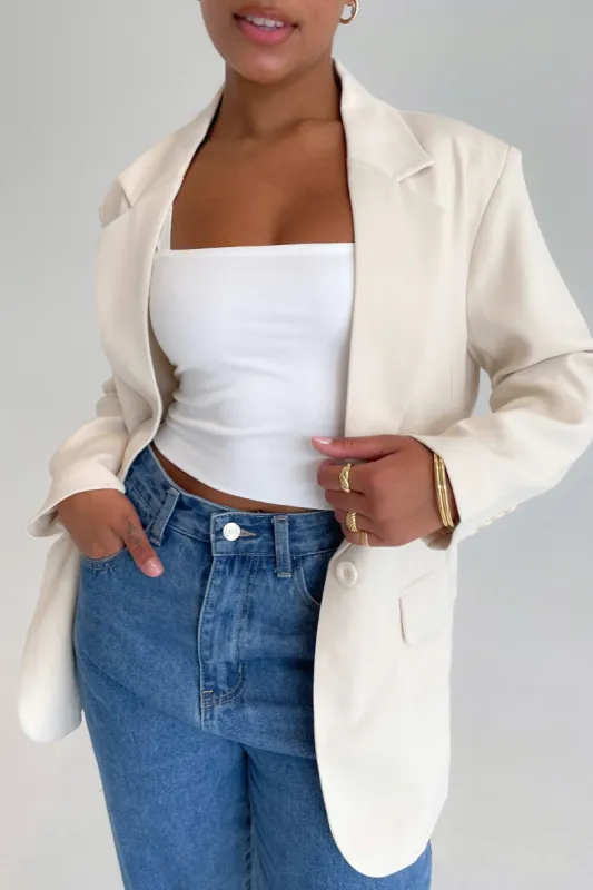 PORSCHA BLAZER IVORY sold by FAYT The Label