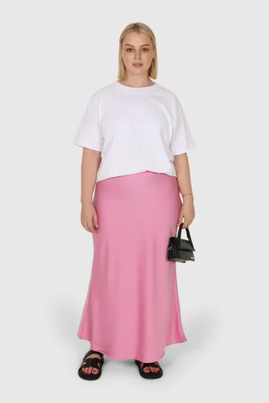 BIANCA MIDI SKIRT PINK sold by FAYT The Label
