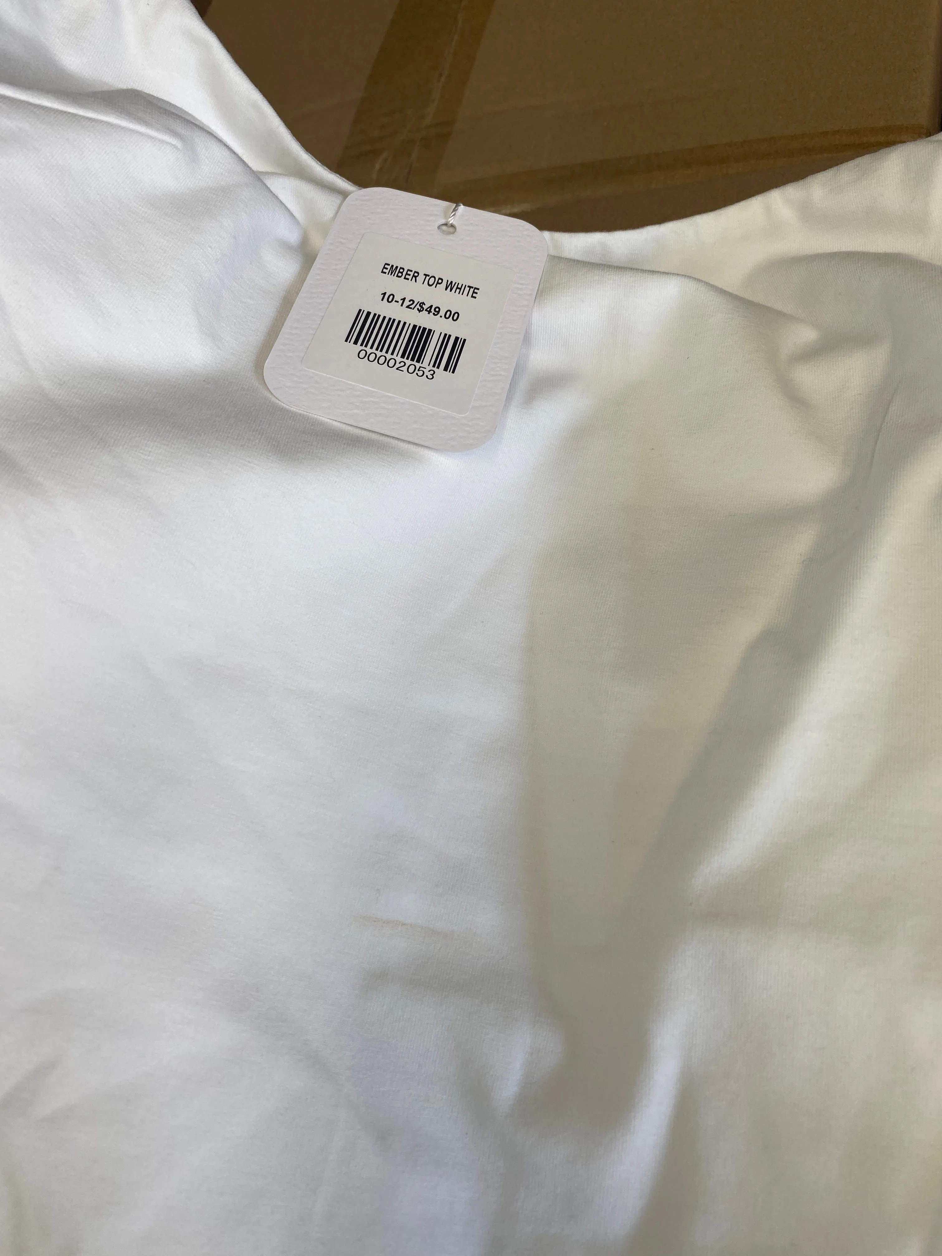 FB SALE - EMBER TOP WHITE sold by FAYT The Label product image thumbnail 2