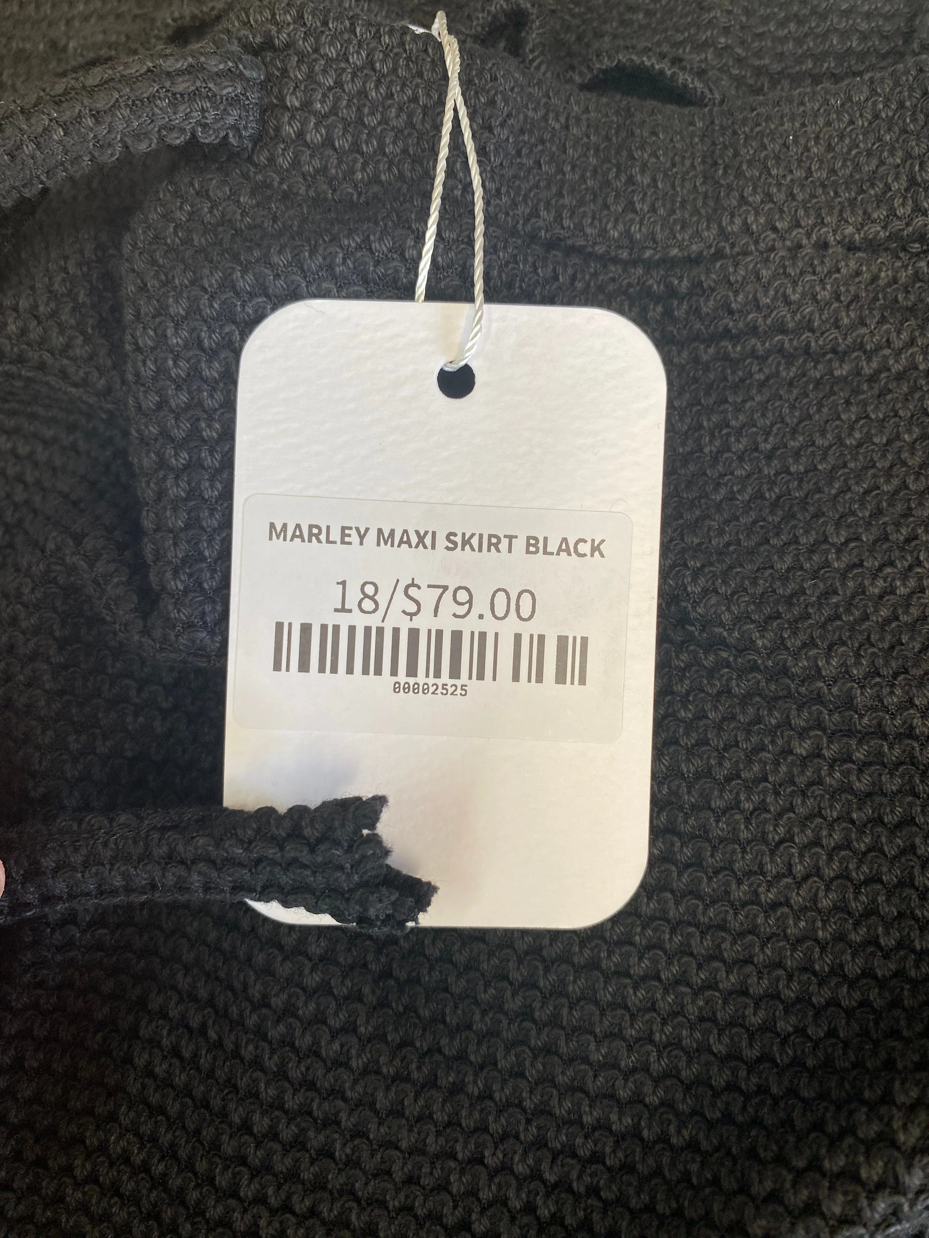 FB SALE - MARLEY SKIRT BLACK SIZE 18 sold by FAYT The Label product image thumbnail 2