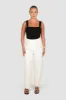 DOWNTOWN PANT WHITE sold by FAYT The Label
