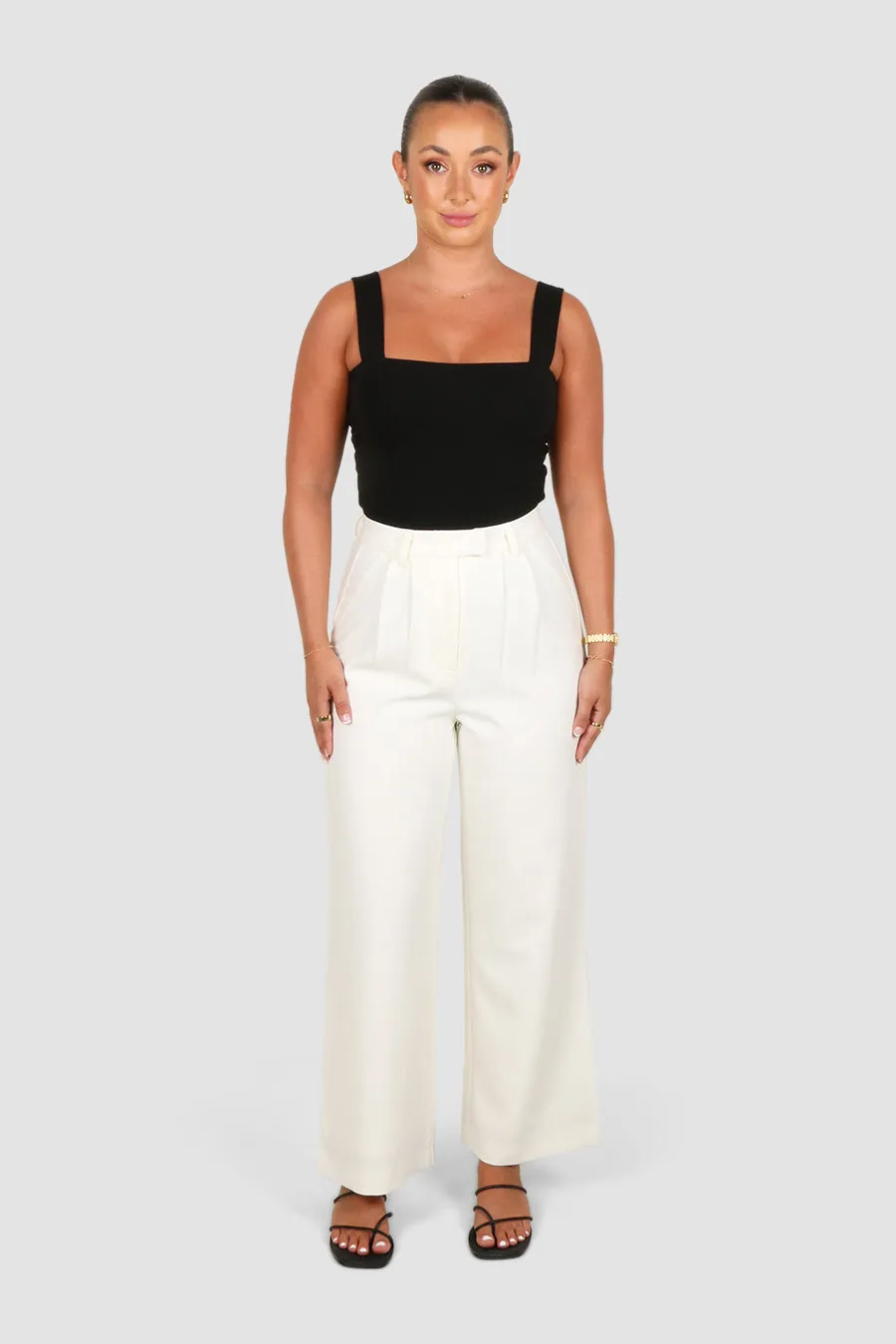 DOWNTOWN PANT WHITE sold by FAYT The Label product image thumbnail 5