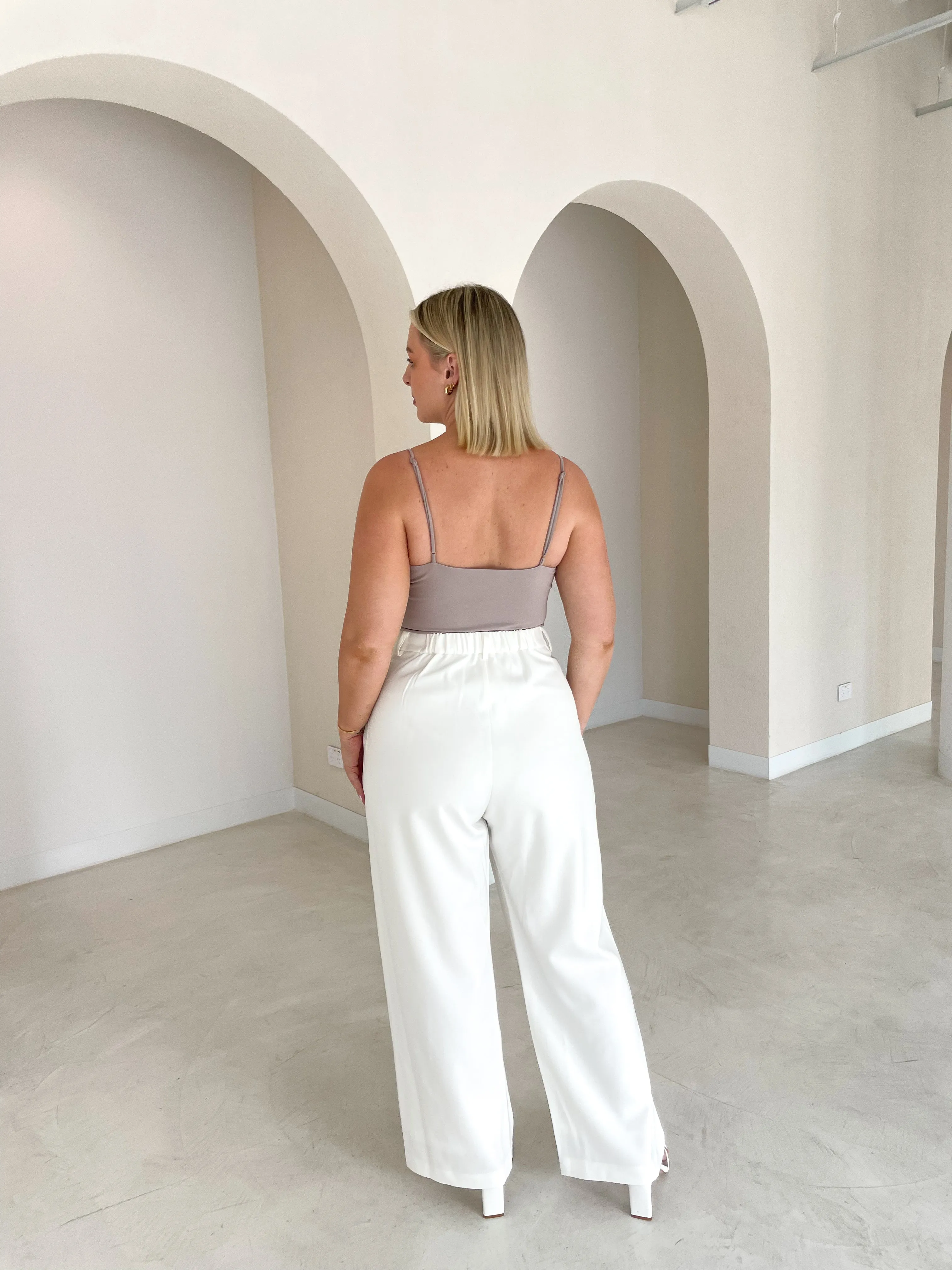 DOWNTOWN PANT WHITE sold by FAYT The Label product image thumbnail 4