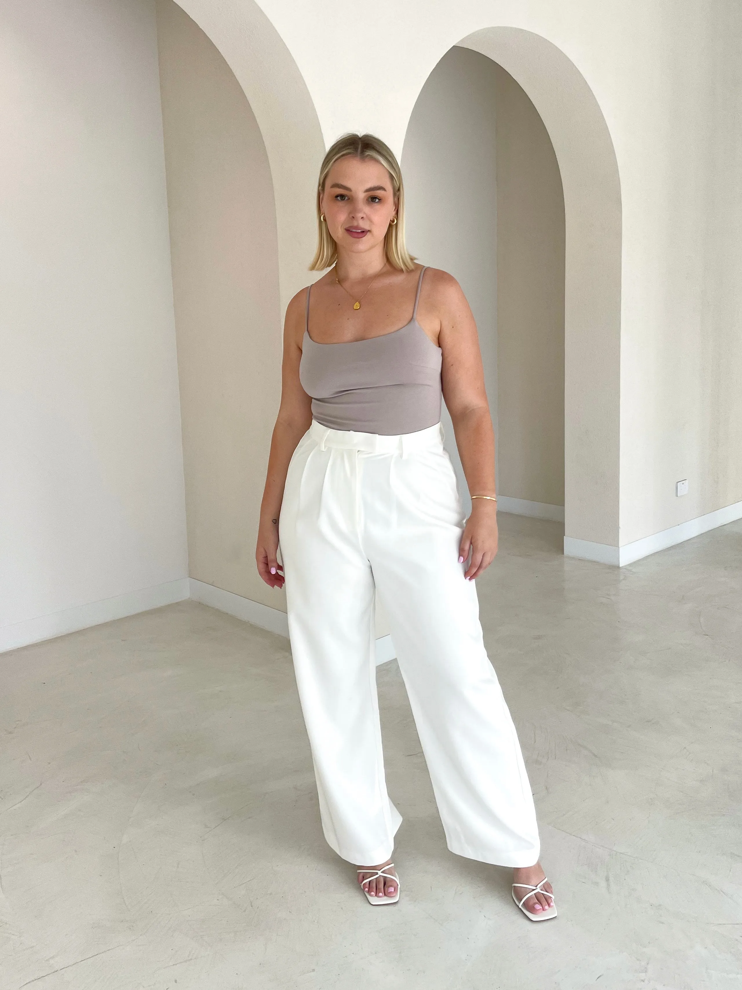 DOWNTOWN PANT WHITE sold by FAYT The Label product image thumbnail 3