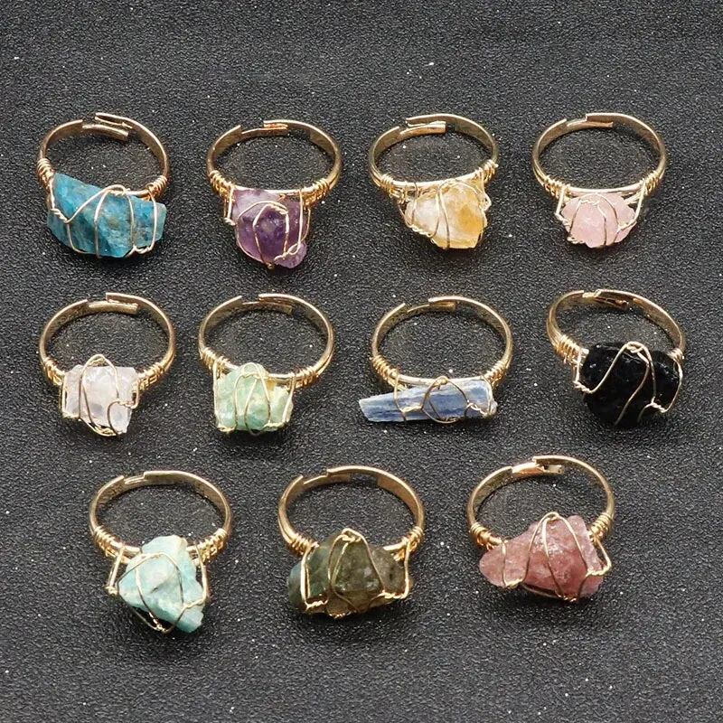 Healing Crystal Rings sold by Vanusian Swim product image thumbnail 3