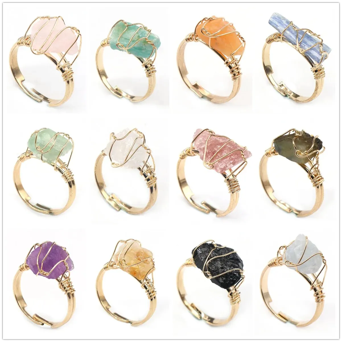 Healing Crystal Rings sold by Vanusian Swim
