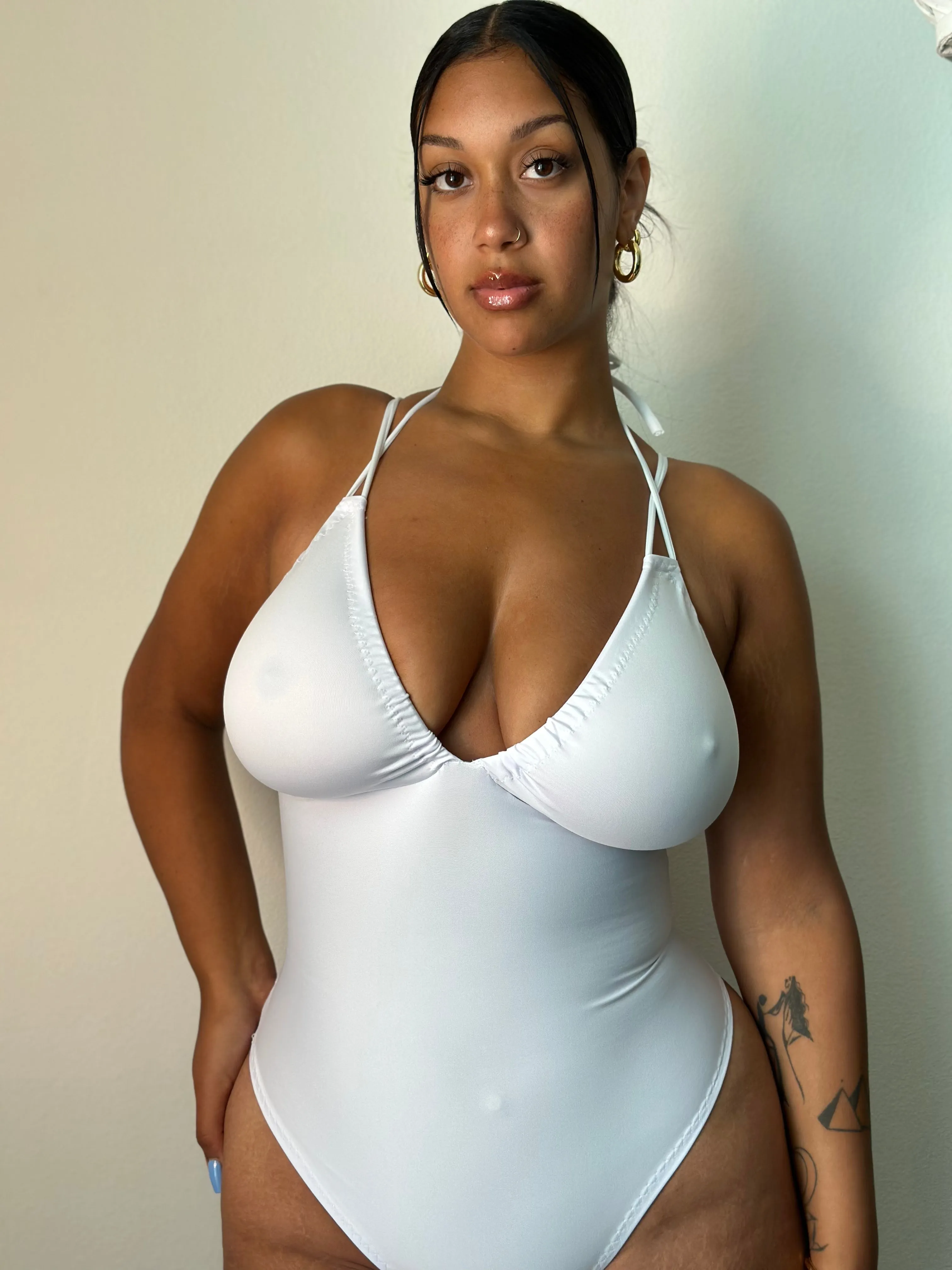 White Butter Bodysuit sold by Vanusian Swim product image thumbnail 3