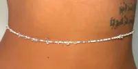 Quartz Waist Beads sold by Vanusian Swim
