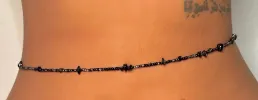 Obsidian Waist Beads sold by Vanusian Swim