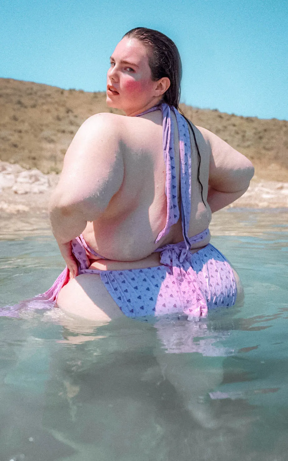 Haze Bikini Bottom in Lavender sold by Alpine Butterfly