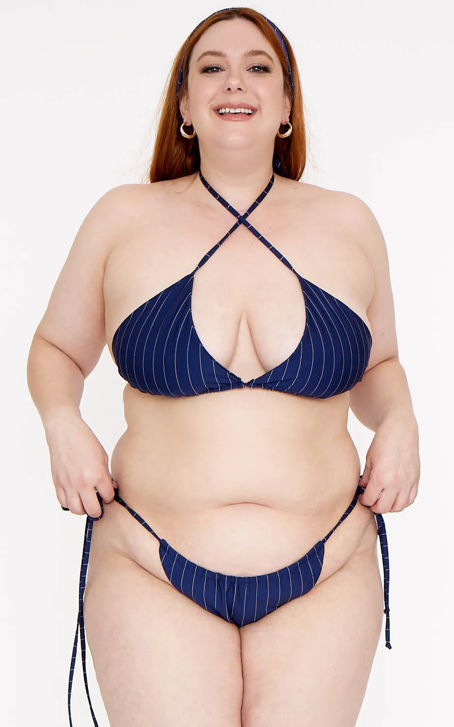 Alyssa Bottom in Pinstripe sold by Alpine Butterfly product image thumbnail 2