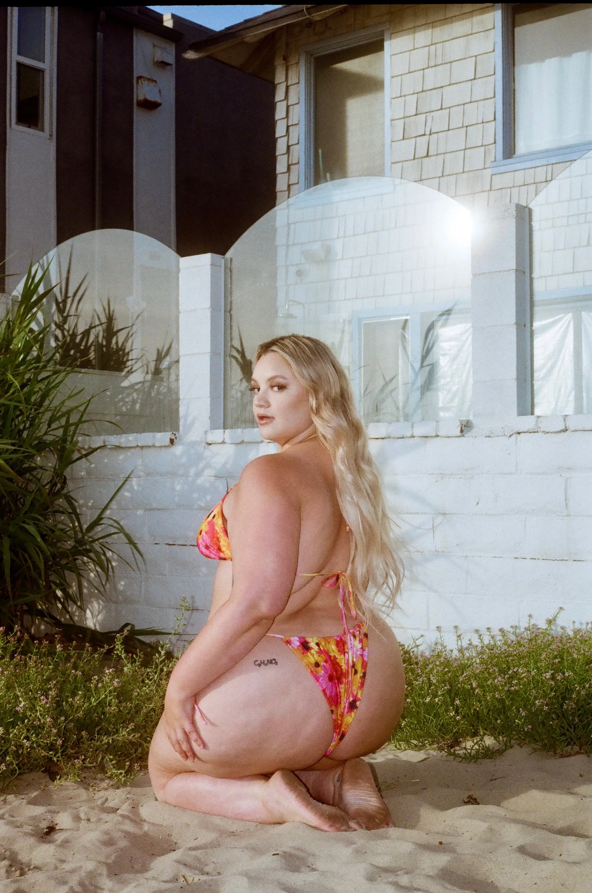 Alyssa Bottom in Pink Daisy sold by Alpine Butterfly