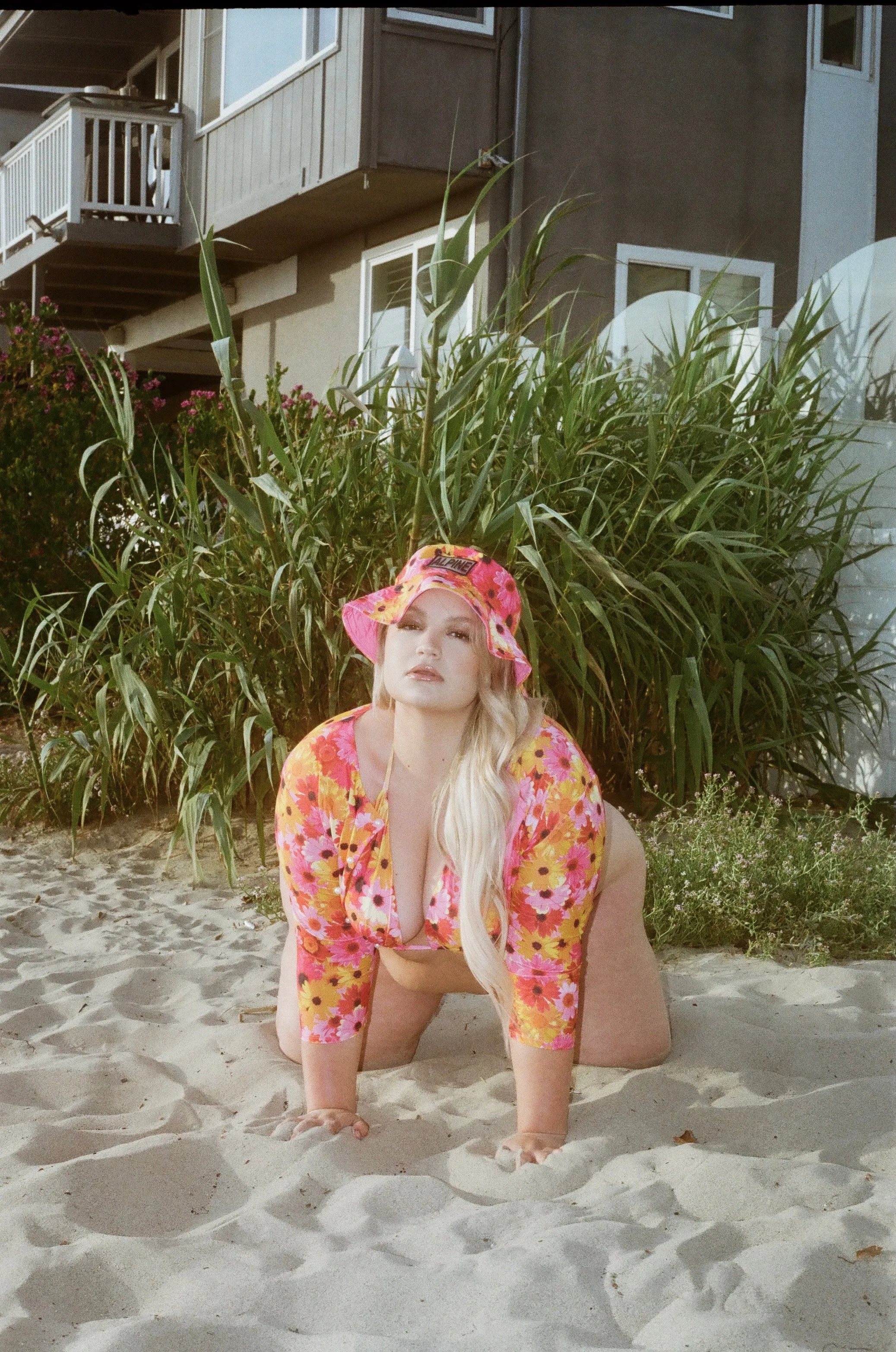 Alyssa Bottom in Pink Daisy sold by Alpine Butterfly product image thumbnail 4