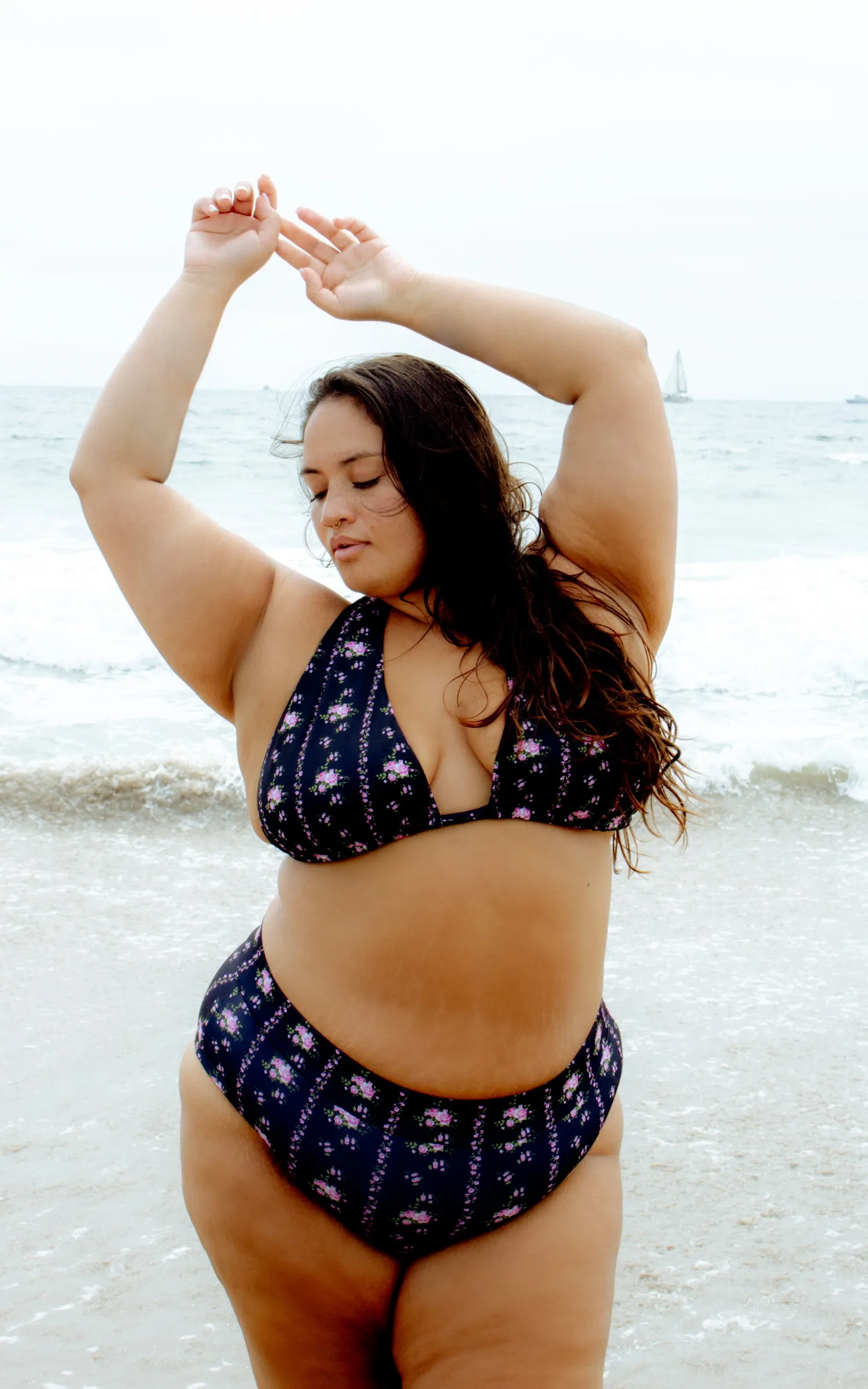 Haze Top in Midnight Bloom sold by Alpine Butterfly product image thumbnail 5