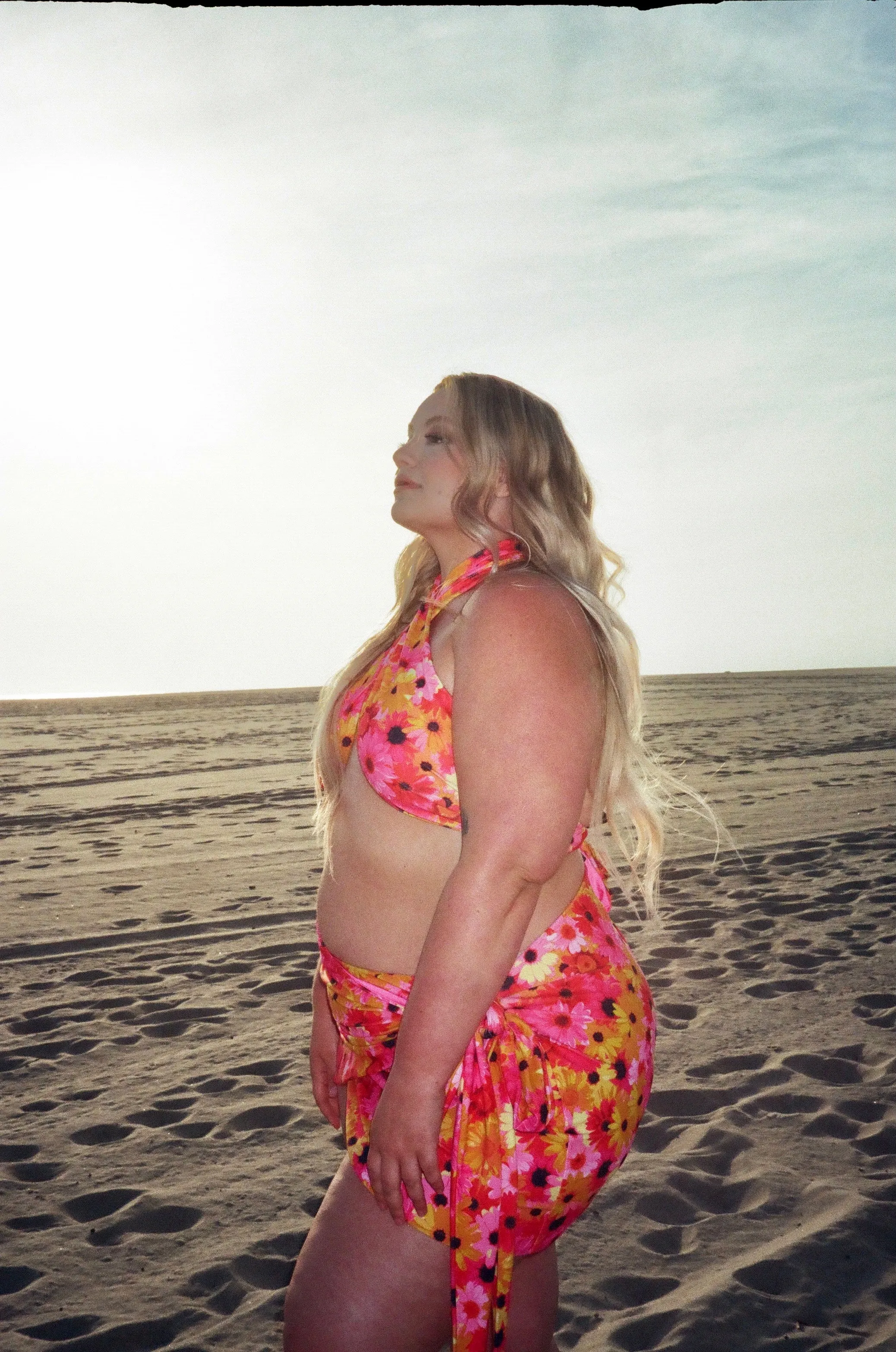 Alma Skirt in Pink Daisy sold by Alpine Butterfly product image thumbnail 2