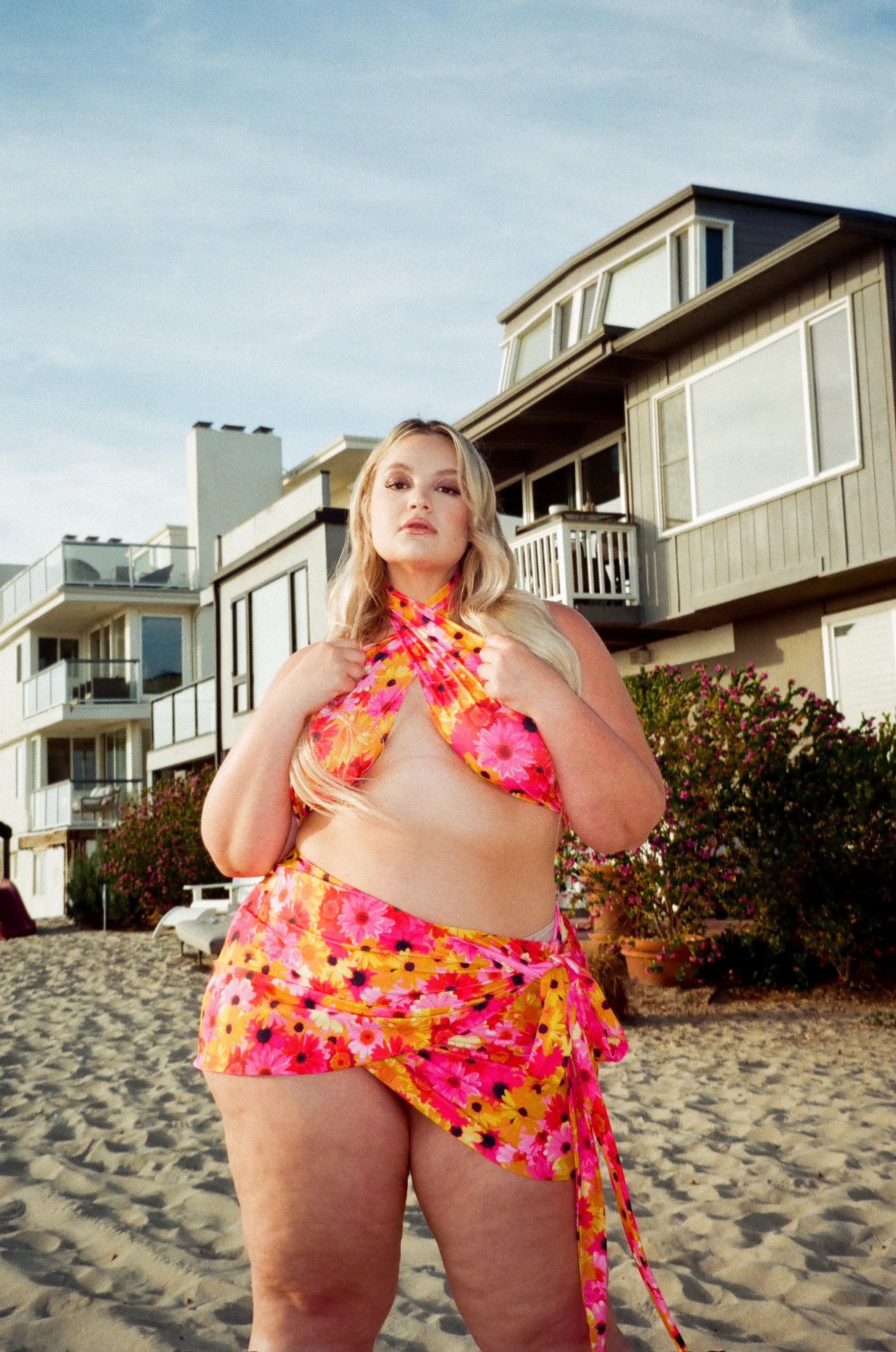 Alma Skirt in Pink Daisy sold by Alpine Butterfly product image thumbnail 5