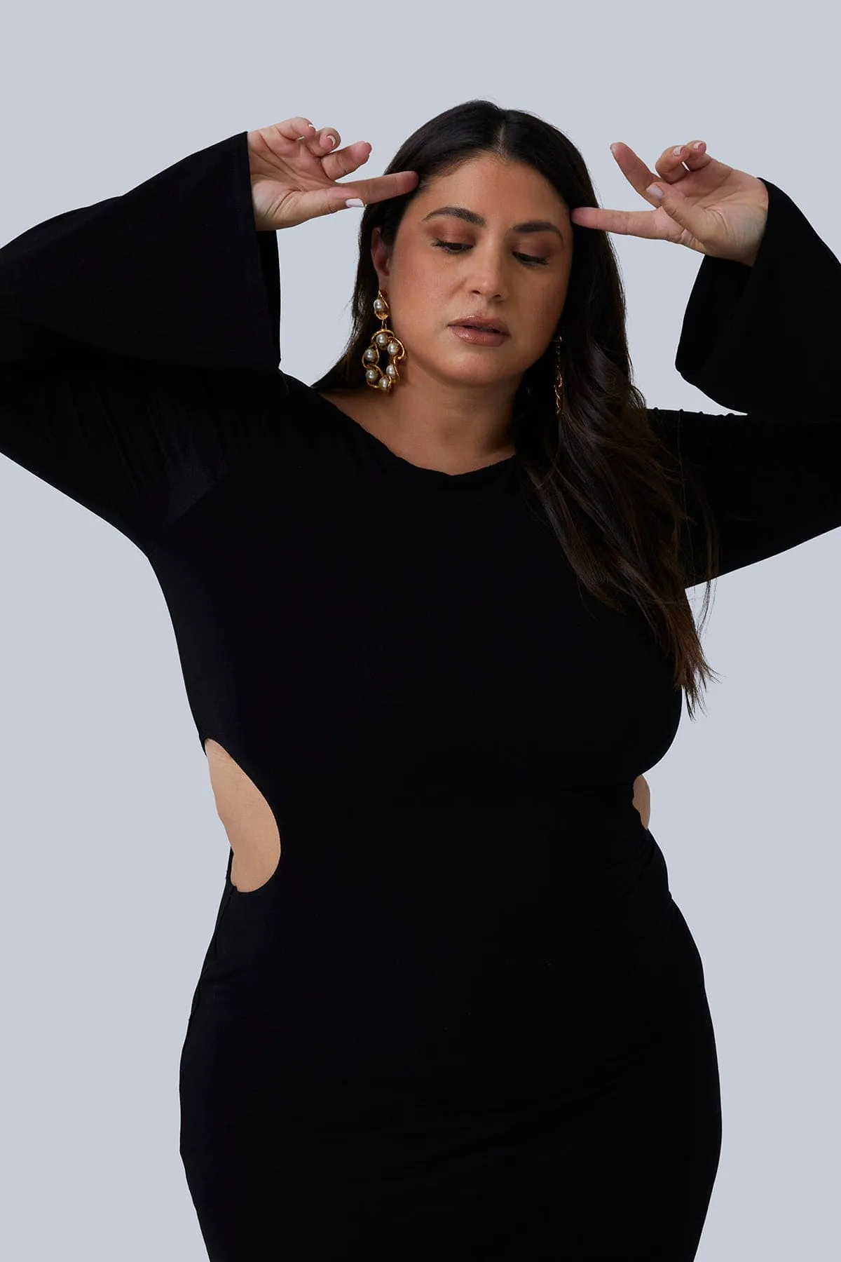 Gabrielle Maxi in Black sold by GiaIRL product image thumbnail 2