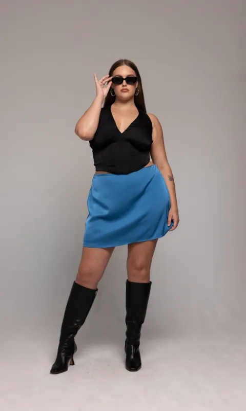 Penelope Skirt in Blue sold by GiaIRL