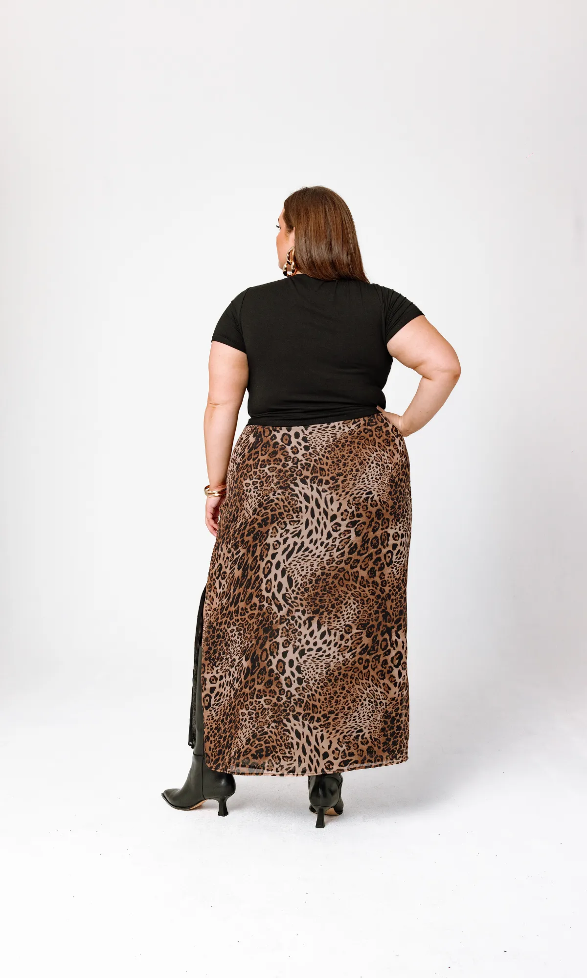 Bella Leopard Maxi Skirt sold by GiaIRL product image thumbnail 3