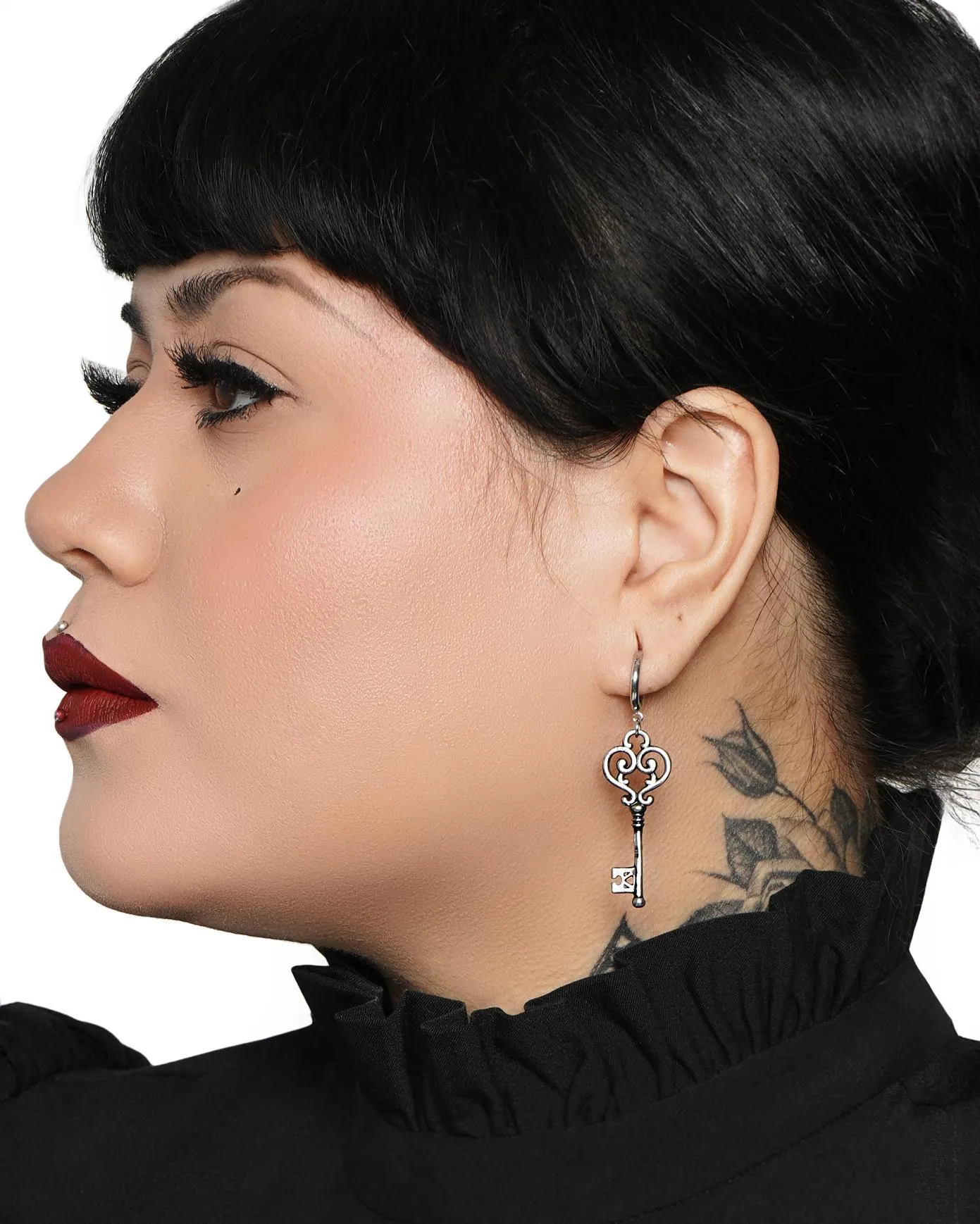The Hidden Key Earrings sold by Blackwood Castle product image thumbnail 3